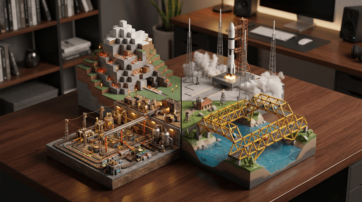 Illustration for 10 Best Engineering Games for Kids and Teens (STEM)