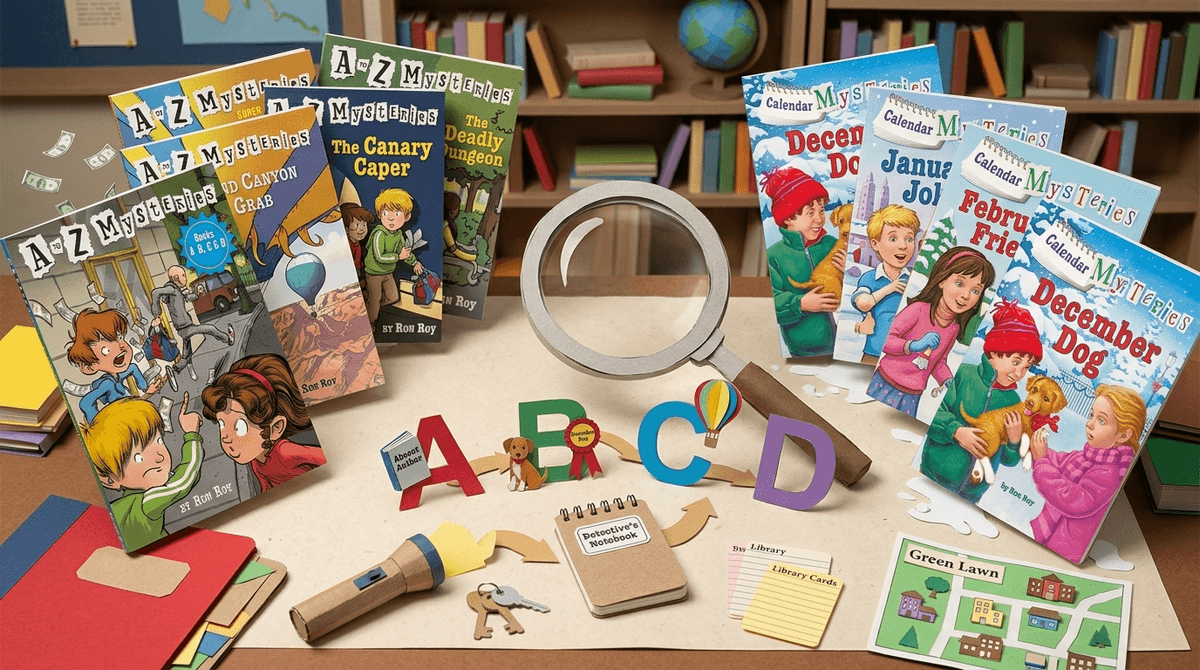 Illustration for A to Z Mysteries: The 'Gateway Drug' to Independent Reading