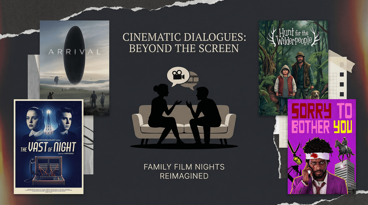 Illustration for Ditch the Scroll: 5 Underrated Movies to Spark Deep Debates with Your 14+ Teen