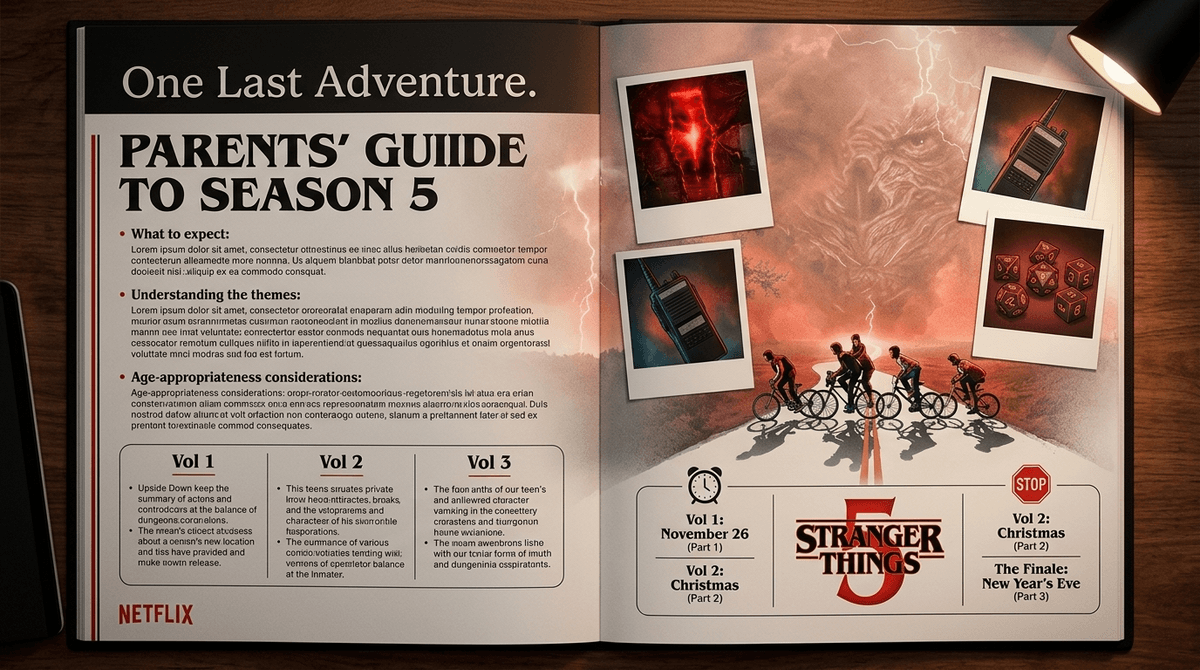Illustration for The Stranger Things Scare Scale: A Parent’s Season-by-Season Guide