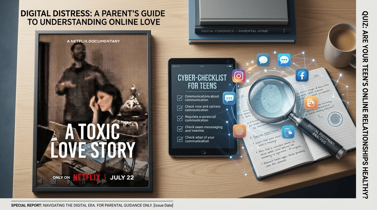 Illustration for A Toxic Love Story: A Parent's Guide to the Twisted True-Crime Doc