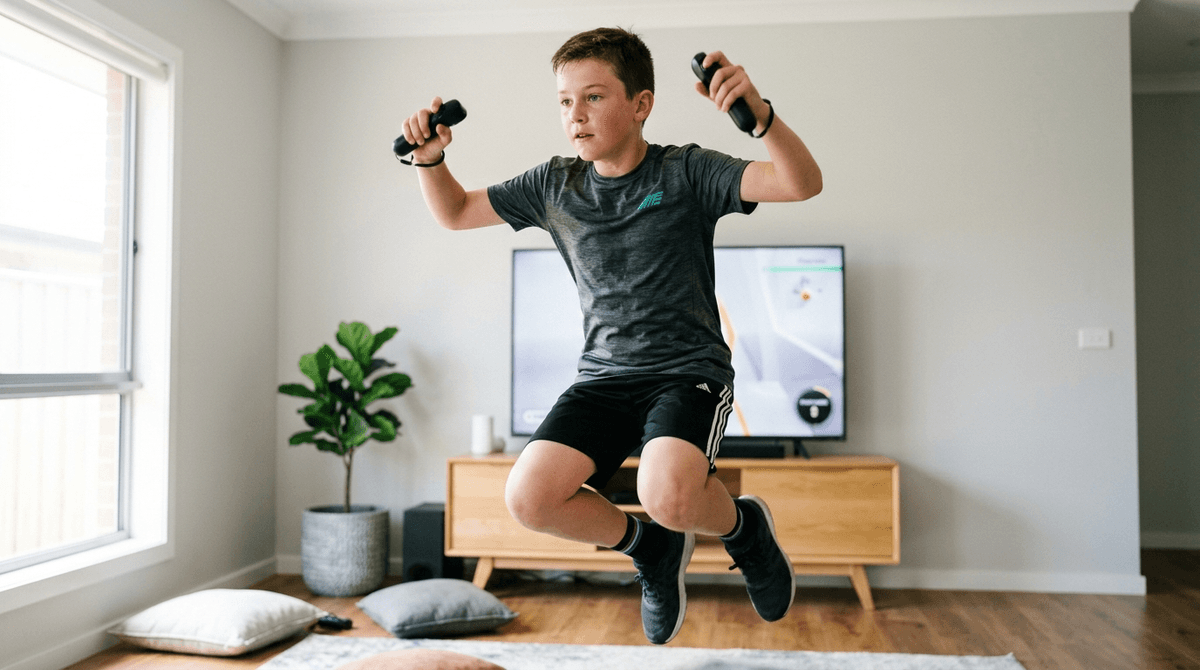 Illustration for Active Video Games Jumpstart Fitness but Metabolic Benefits Peak at Three Months