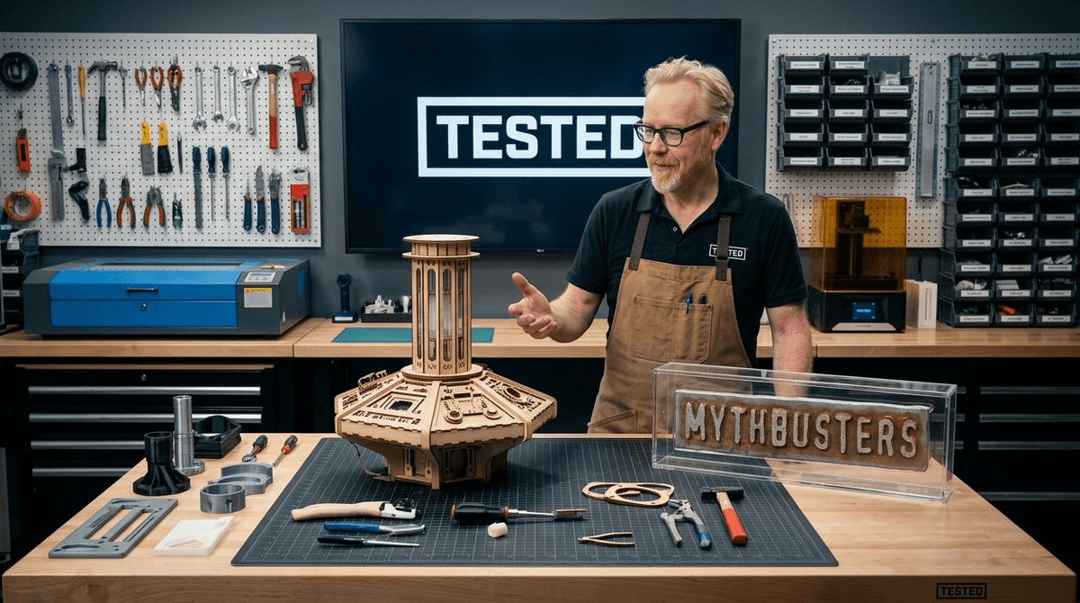 Illustration for Adam Savage’s Tested: Turning Passive Screen Time into Active 'Maker Time'