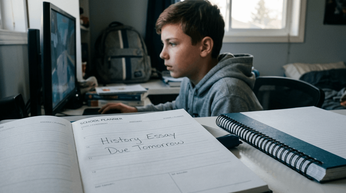 Illustration for Planning Deficits Not Physical Urges Drive Gaming Issues in Boys with ADHD