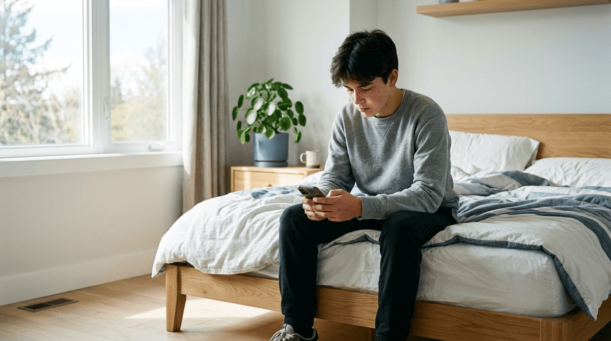 Illustration for Teens with ADHD Symptoms Feel Trapped by Social Media Pressure