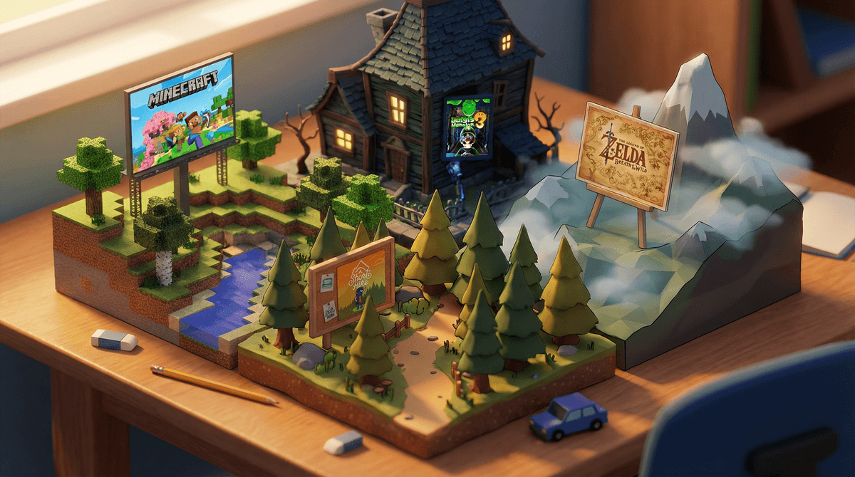 Illustration for Adventure Games Kids Love: Finding Safe Quests for Young Explorers