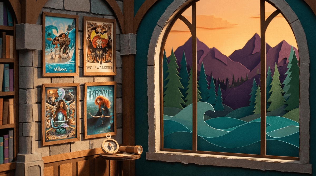 Illustration for Adventurous Princess Movies: Beyond the Castle Walls