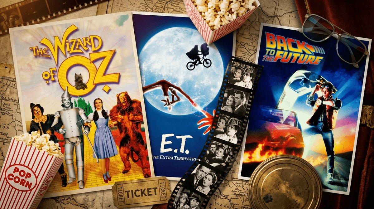 Illustration for From B&W to Blockbusters: A Grade-by-Grade Guide to Classic Films