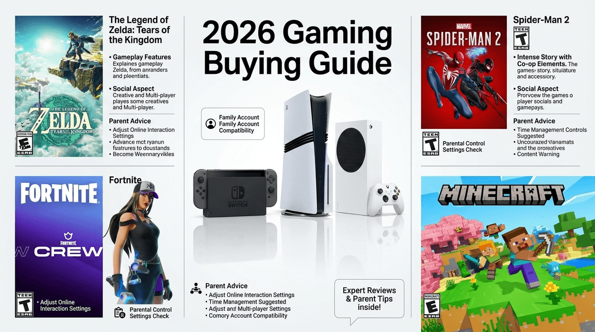 From the Nintendo Switch 2 to the PS5: Finding Your Kid's Perfect Gaming Match