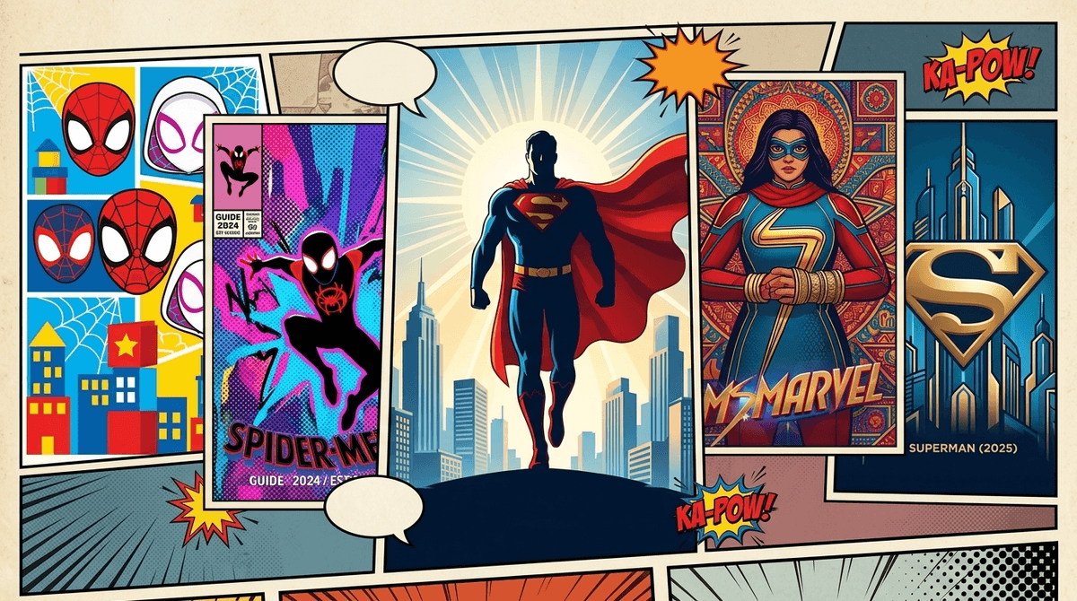 Illustration for From Spidey to Superman: The Parent’s Guide to Age-Appropriate Superheroes