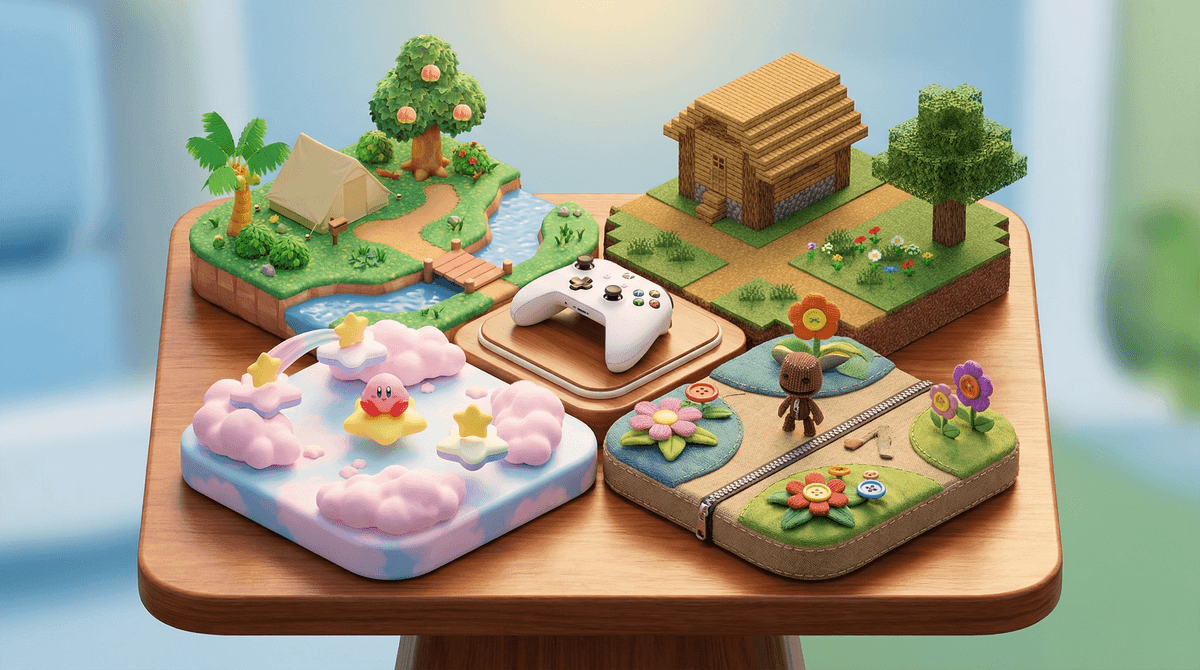 Illustration for 12 Best Video Games for 5 Year Olds: Non-Violent & Creative