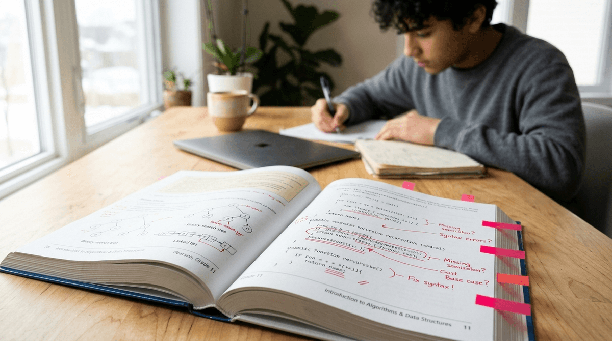 Illustration for Screenwise guide: High School Textbooks Contain Dozens of Technical Errors