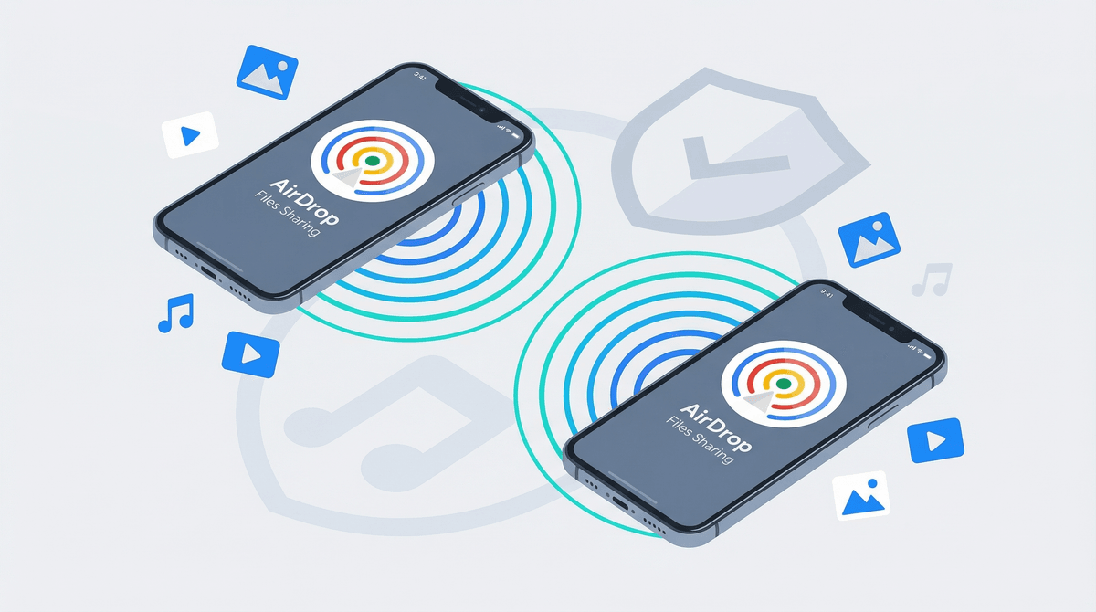 Illustration for AirDrop Explained: What Parents Need to Know About Apple's File-Sharing Feature