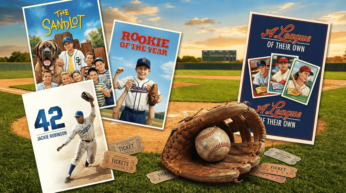 Illustration for All-Star Kids Baseball Movies to Watch Now