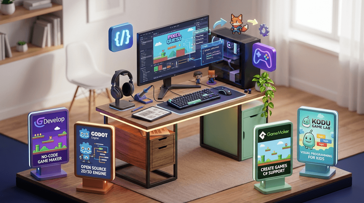 Illustration for Beyond Minecraft and Roblox: The 4 Best Creation Games for Young Developers