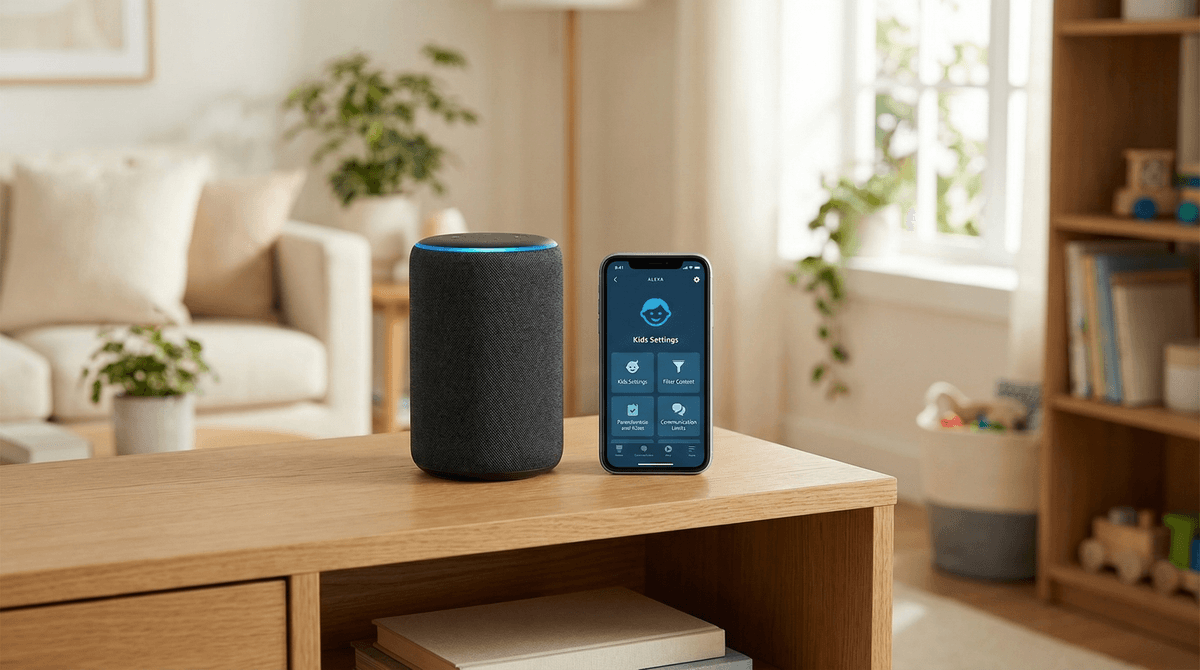 Illustration for Amazon Alexa: The Parent’s Guide to AI, Privacy, and Smart Speakers