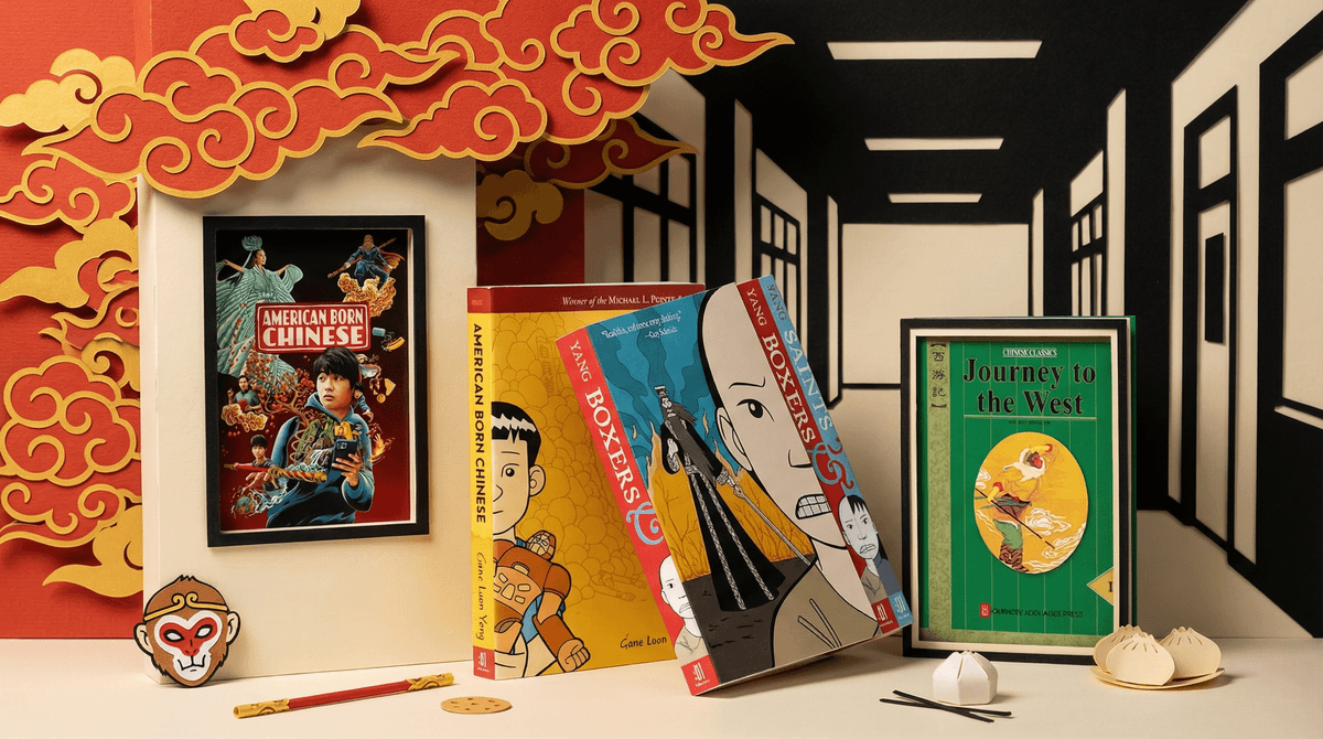 Illustration for American Born Chinese by Gene Luen Yang: A Parent's Guide