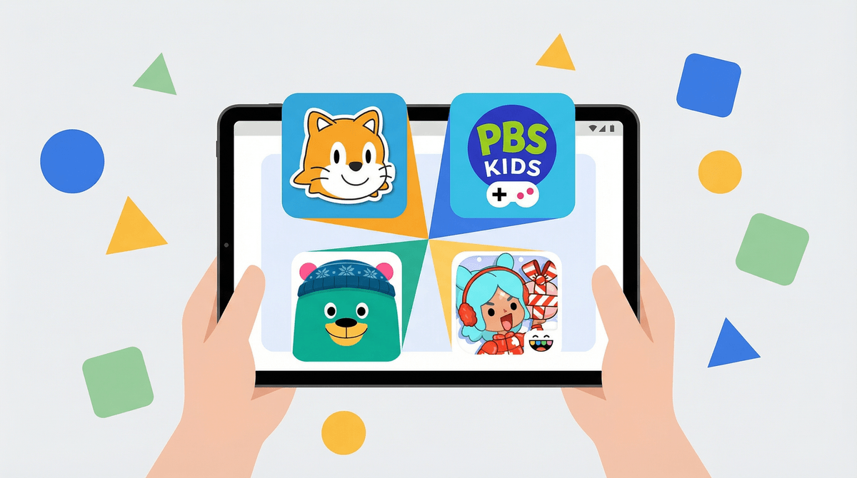Illustration for Android Apps for Kids: A Parent's Guide to the Play Store
