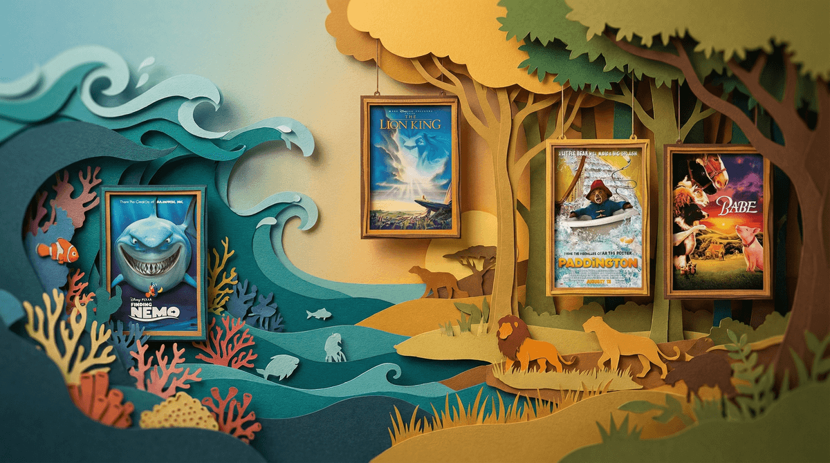 Illustration for Animal Movies for Kids: A Parent's Guide to the Best (and Most Tearjerking) Films