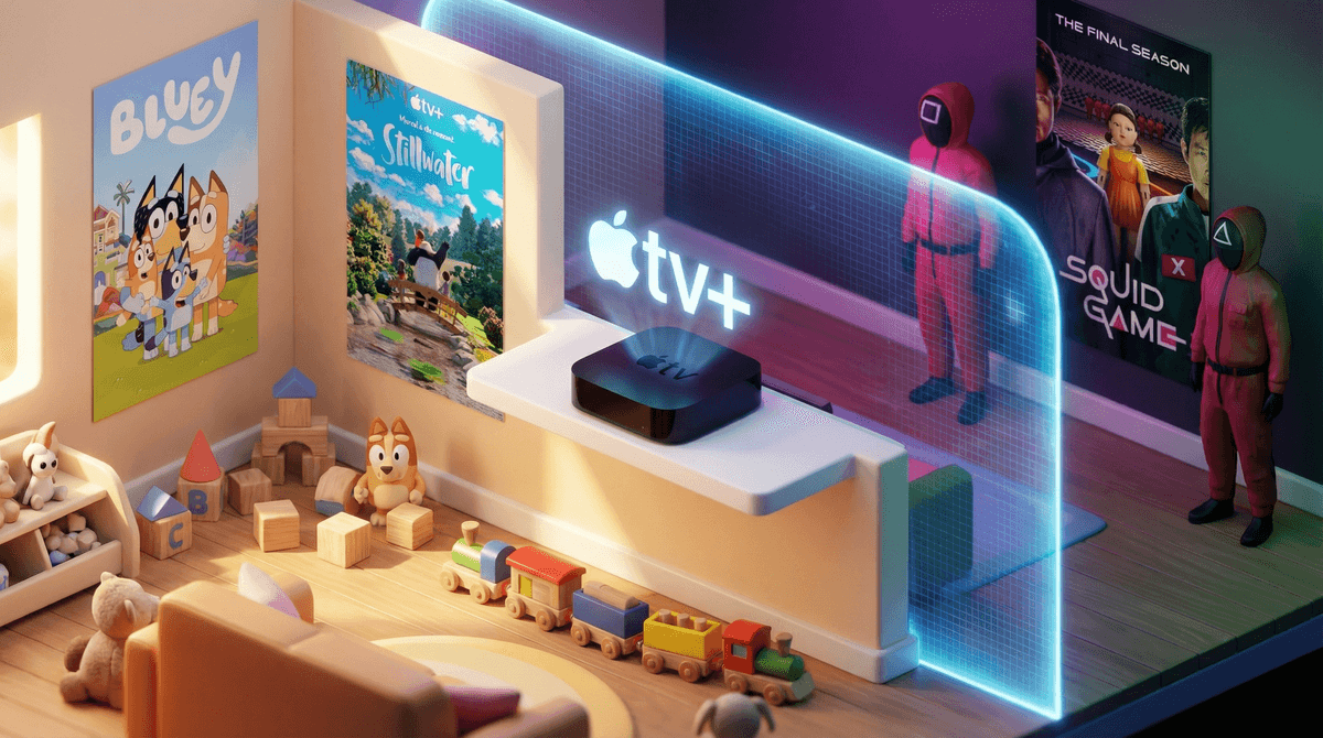 Illustration for Apple TV Family Sharing: Set Up Parental Controls for Kids