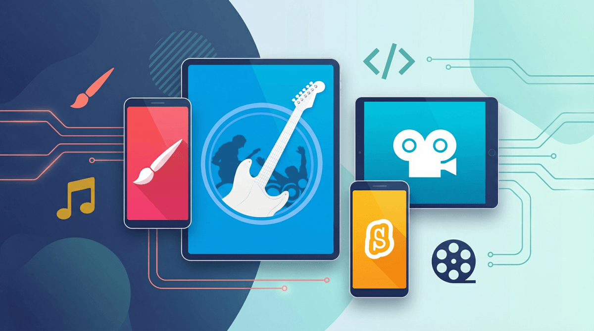 Illustration for Apps Every Kid Should Try: Building Digital Skills Beyond the Usual Suspects