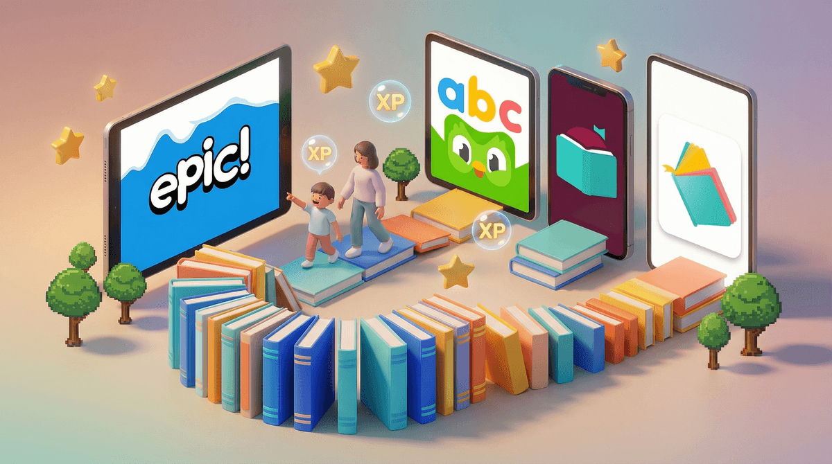 Illustration for Apps That Actually Get Reluctant Readers Hooked on Books