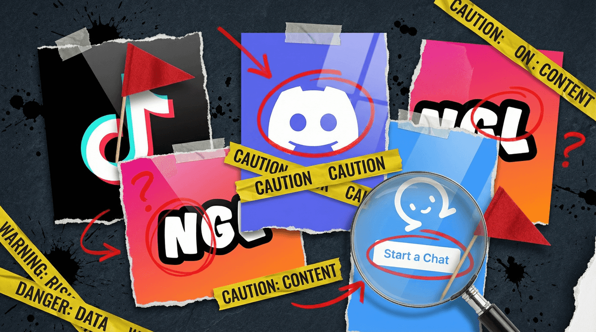 Illustration for Apps to Watch Out For: Red Flags Parents Should Know