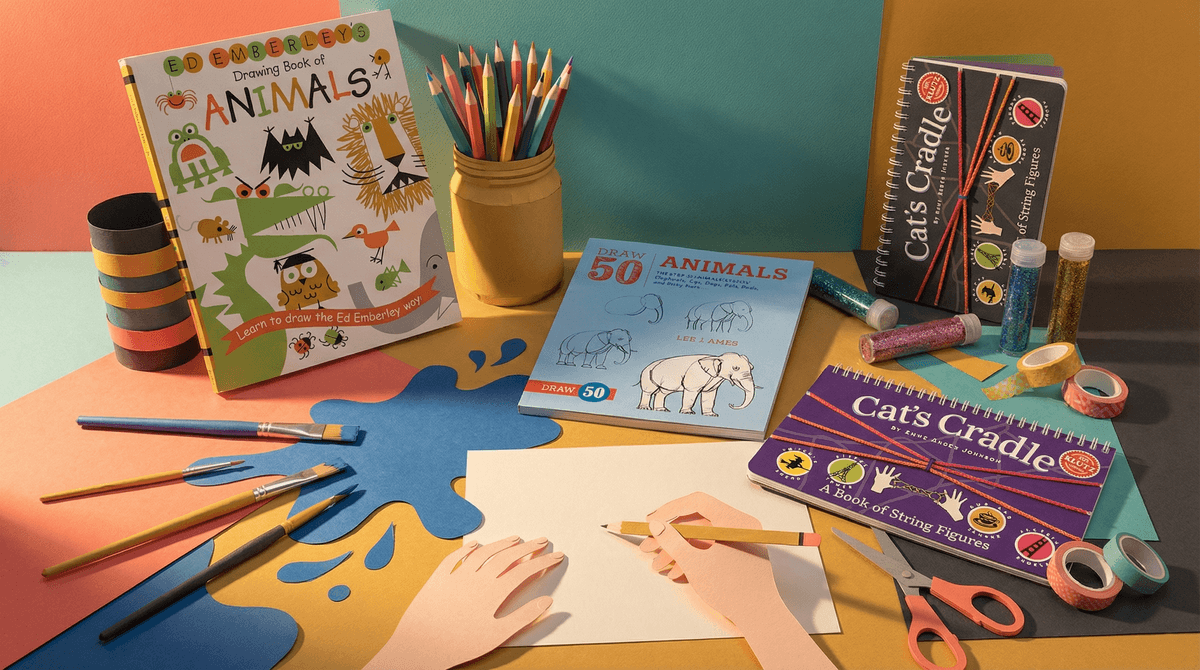 Illustration for Art Books for Kids: Inspiring Creativity Beyond the Screen