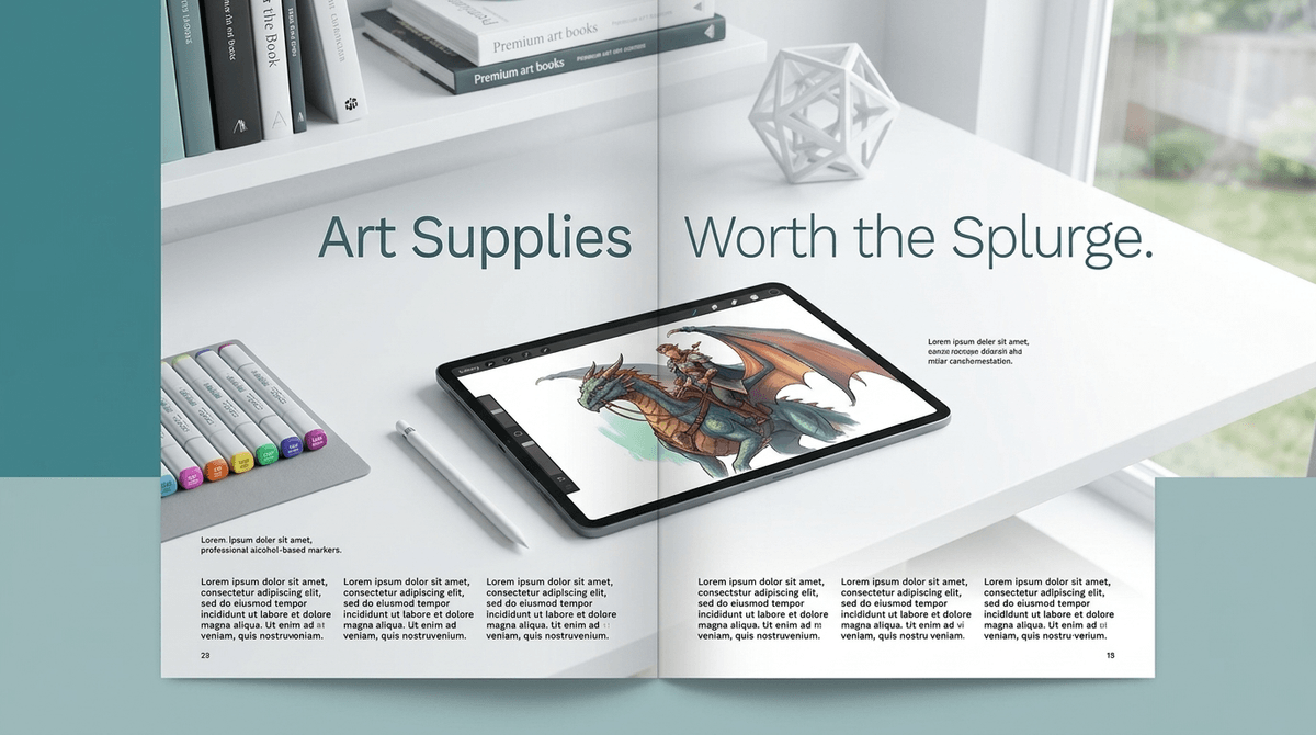 Illustration for Beyond the Drying-Out Markers: Art Supplies Actually Worth the Splurge
