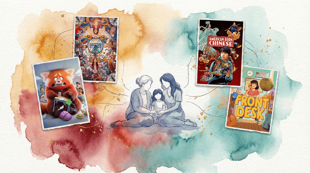 Illustration for Asian Immigrant Family Stories: Bridging Generations Through Media