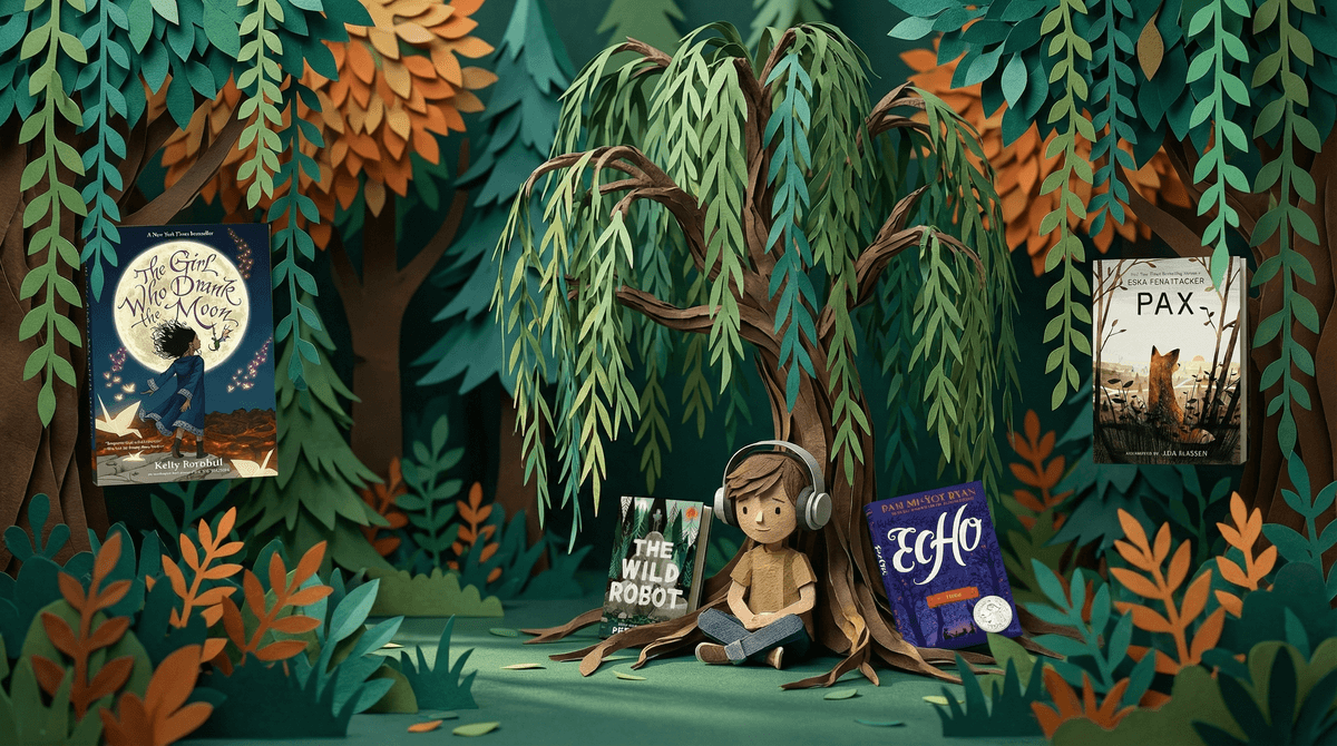 Illustration for Audiobooks for Kids Who Love The Wild Robot