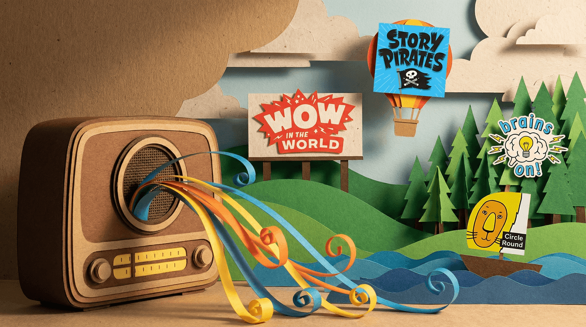 Illustration for Award-Nominated Podcasts for Families: Stories Worth Listening To Together