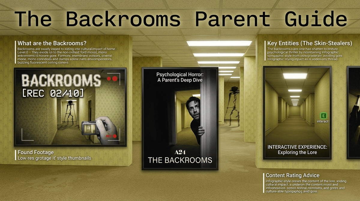Backrooms: The R-Rated Movie vs. the YouTube Rabbit Hole