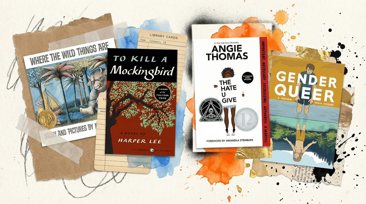 Illustration for Banned Books: What Parents Need to Know About Book Challenges and Age-Appropriate Reading