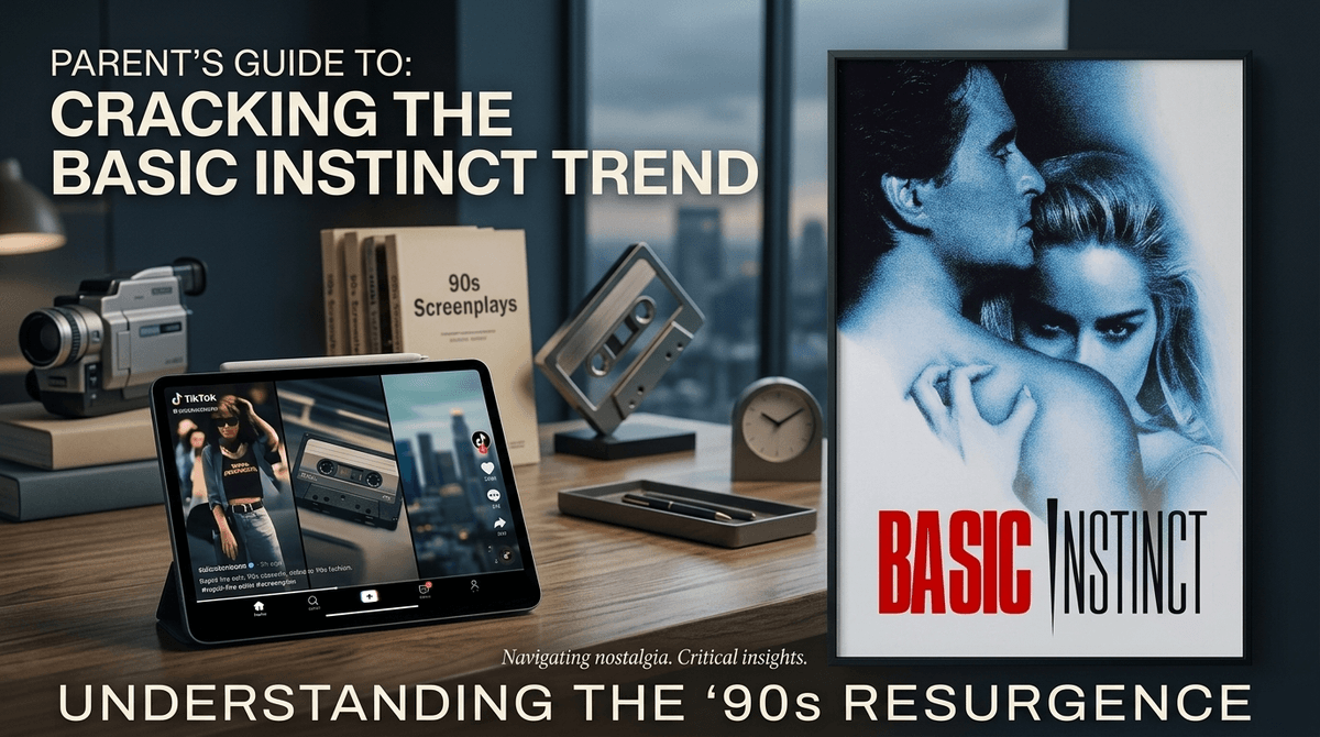 Illustration for Basic Instinct: The 90s Erotic Thriller Your Teen Might See Trending