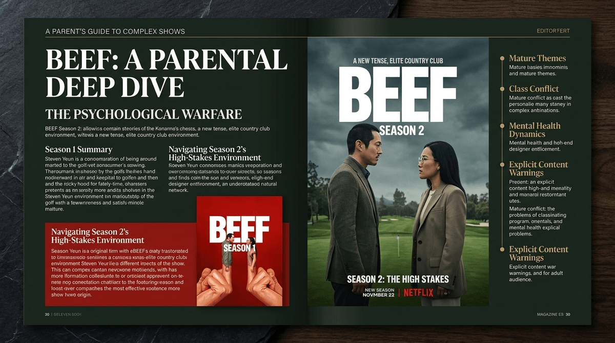 Illustration for Beef Season 2: A Parent’s Guide to the New Country Club Feud
