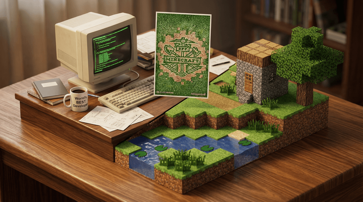 Illustration for Behind the Blocks: What Parents Can Learn from Minecraft's Origin Story