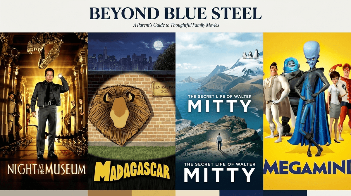 Illustration for Beyond Blue Steel: The Ben Stiller Family Movie Guide