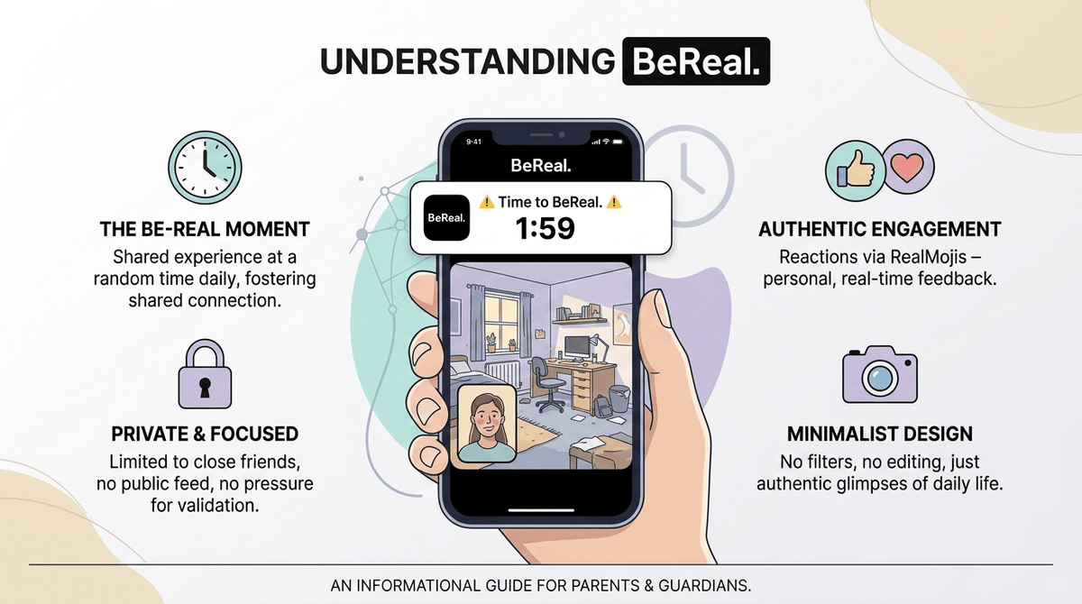 Illustration for BeReal: When Being "Real" Becomes a Daily Deadline