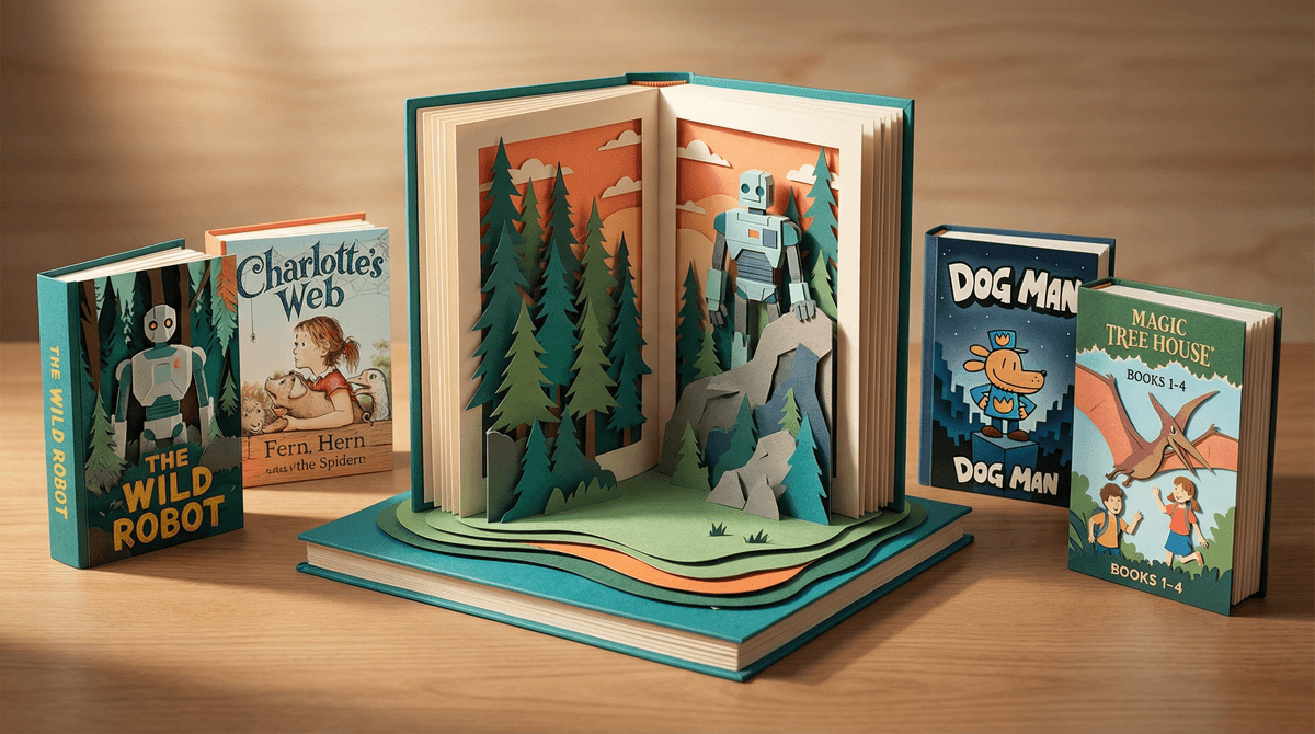 Illustration for The Best 3rd Grade Reading List: Books That Build Readers and Spark Joy