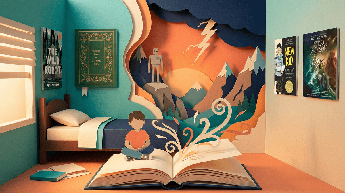 Illustration for The Best 4th Grade Reading List: Books That Balance Challenge and Joy