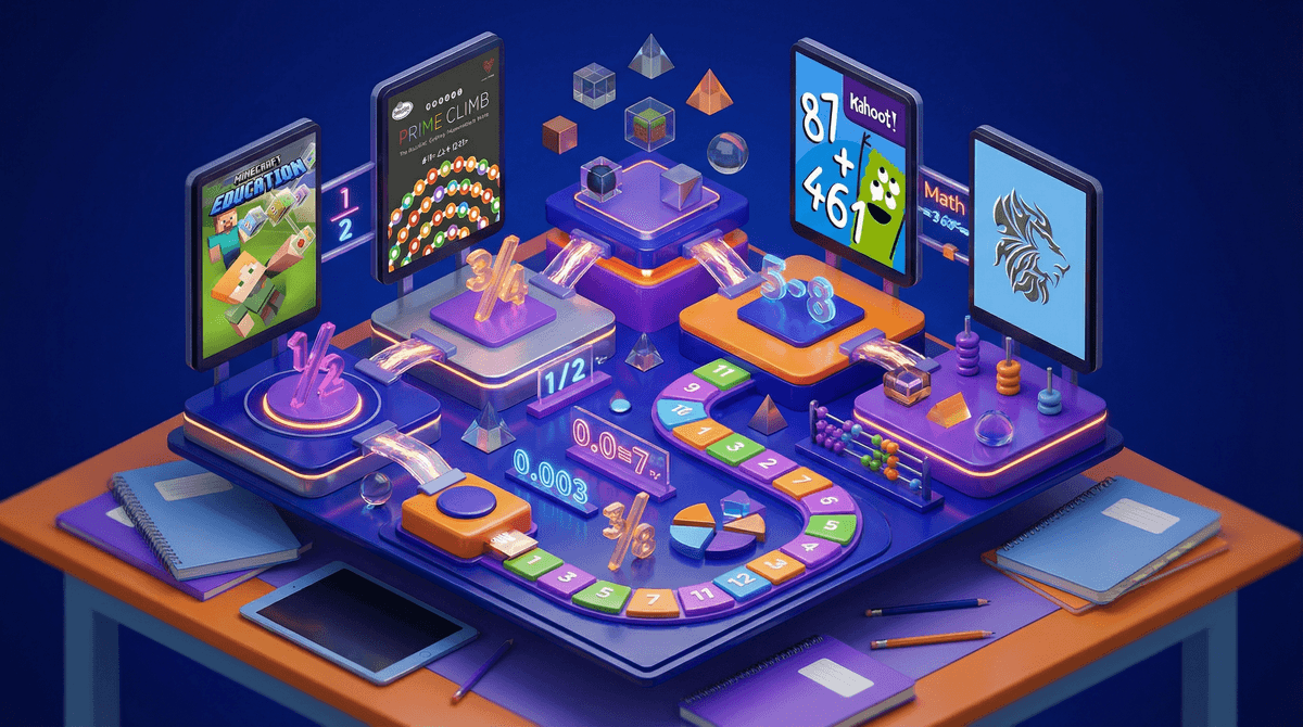 Illustration for Best Math Learning Games for 5th Graders
