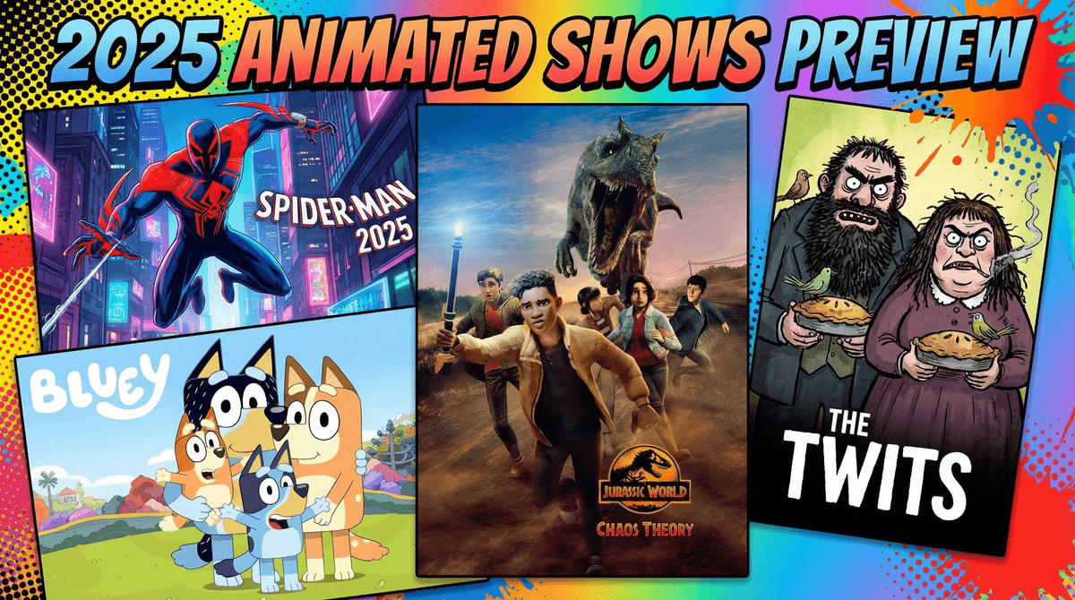 Illustration for Cartoons for Kids 2025: 14 New Shows for Preschoolers & Up