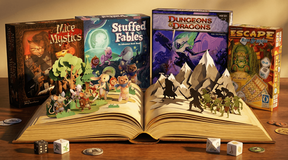 Illustration for Best Board Games for 11 Year Olds Who Love Reading