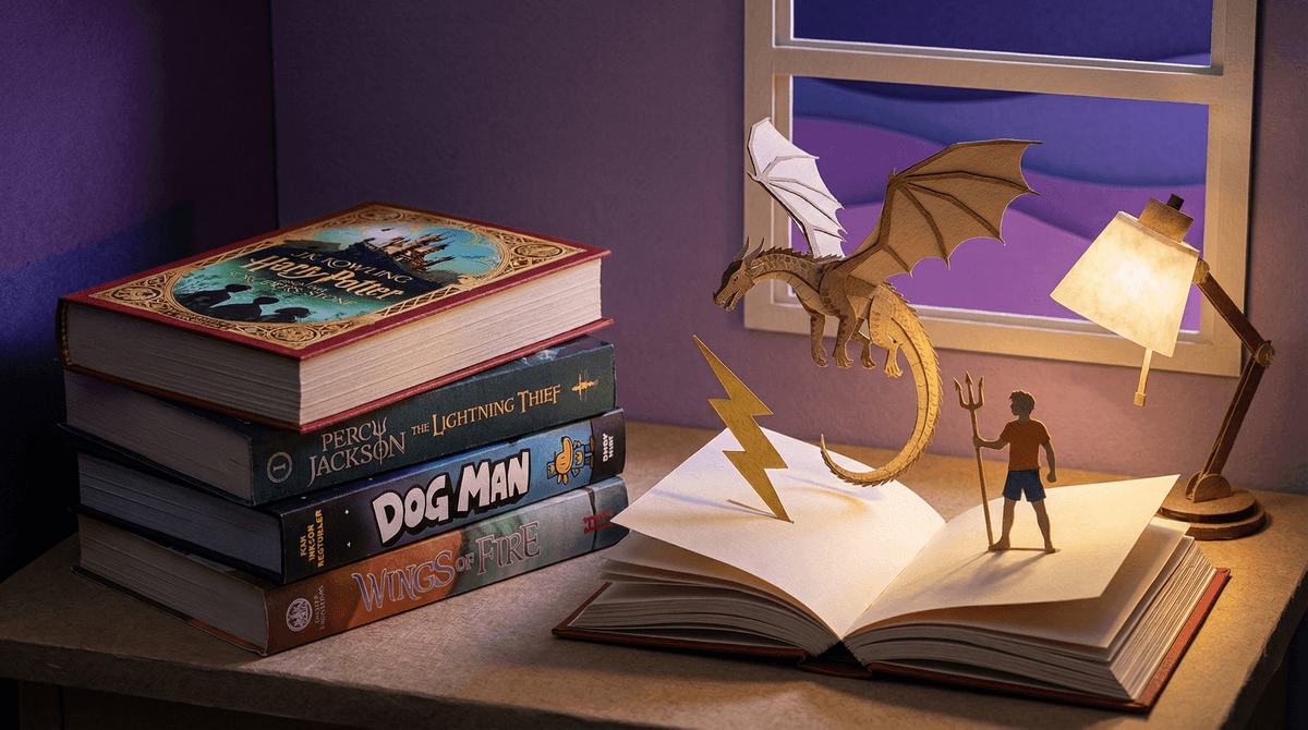 Illustration for The Best Book Series to Binge-Read: Building Lifelong Readers