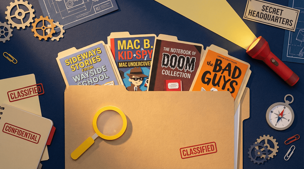 Illustration for Best Chapter Books Like the Mac B., Kid Spy Series