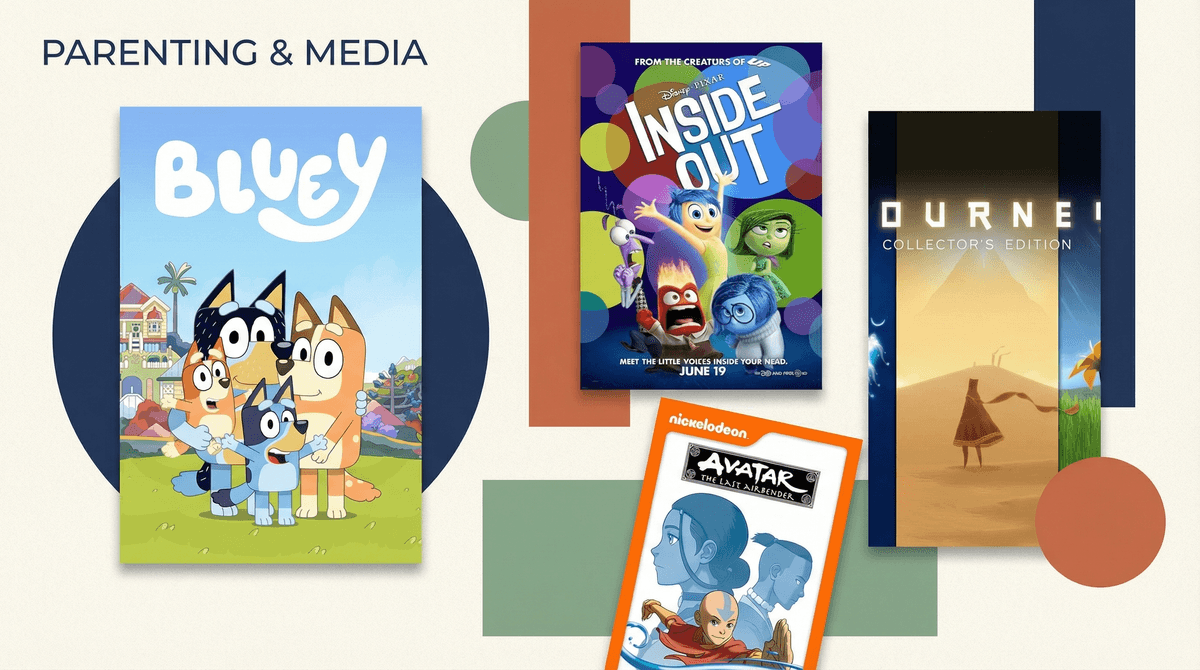 Illustration for The Best Character-Building Media for Kids: Shows, Movies & Games That Teach Values