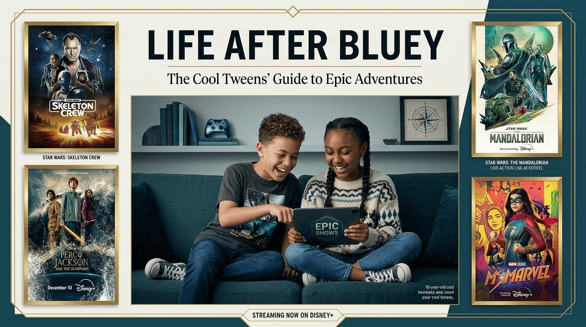 Illustration for Life After Bluey: The Best Disney+ Shows for Your 10-Year-Old