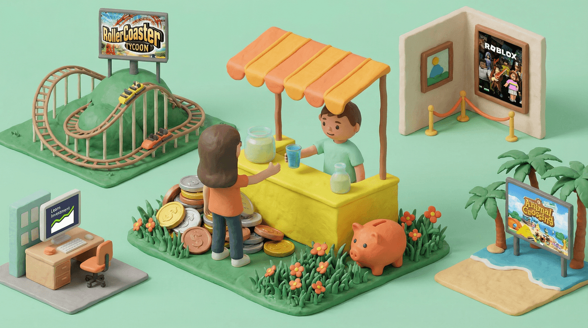 Illustration for 9 Best Economics Games for Kids to Learn Financial Literacy