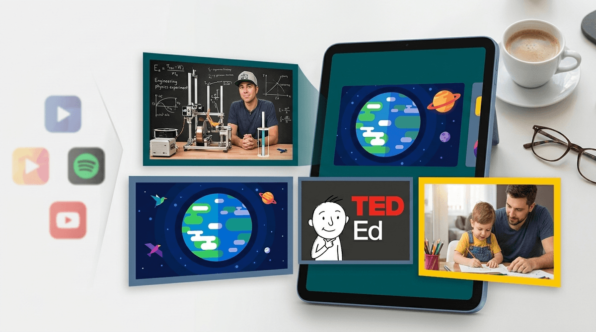 Illustration for Beyond the Brain Rot: Educational YouTube Channels for Kids